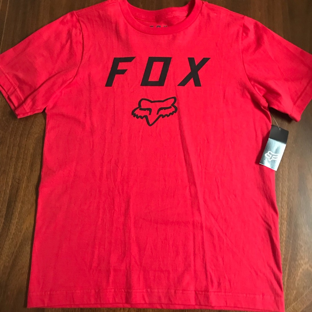 Boys Fox crew neck T-shirt